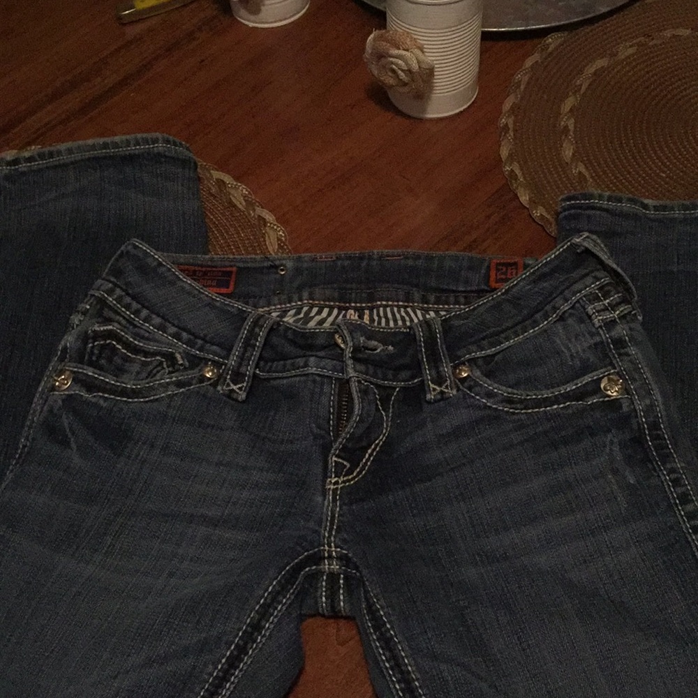 Rock revival jeans worn maybe five times size 26